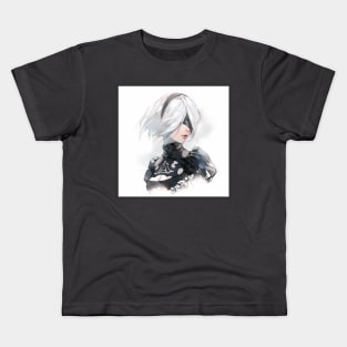 2B Yorha Nier Automata Graphic Kids T-Shirt